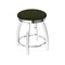 Holland Bar Stool Co 18" Swivel Vanity Stool, Chrome Finish, Canter Pine Seat 80218CH010 - alternate 1